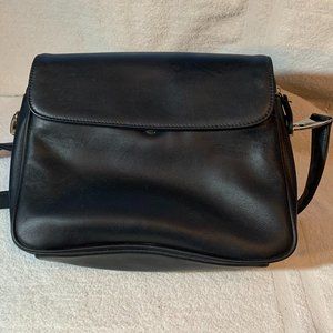 Vintage Aurielle- Dark Grey-  over the shoulder bag- with chrome/silver hardware